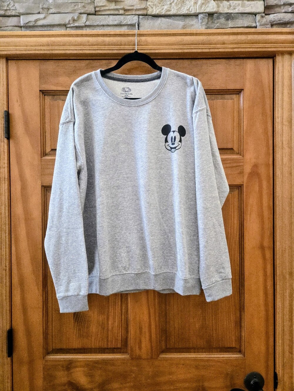 NWOT Gray Mickey Crewneck Sweatshirt SIZE XL